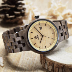 Alternative view of Series Kasthamandap (Wood Dial) - 42 mm